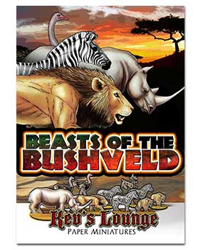 Paper Minis - Beasts of the Bushveld cover