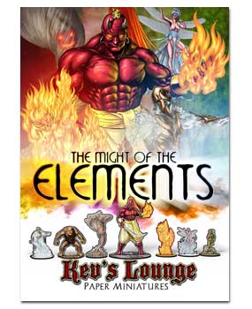 Paper Minis - The Might of the Elements Cover