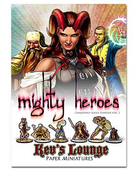 Paper Minis - Mighty Heroes cover